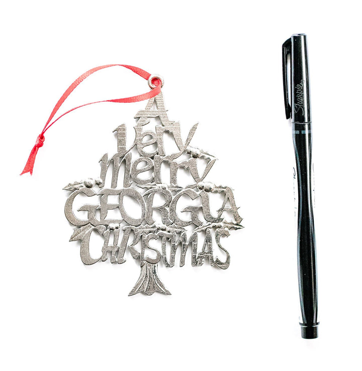 Ornament - A Very Merry Home State Designs - Georgia | Belle & Southern