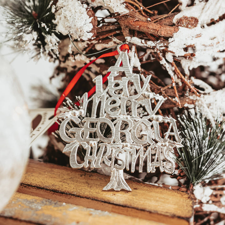 Ornament - A Very Merry Home State Designs - Georgia | Belle & Southern