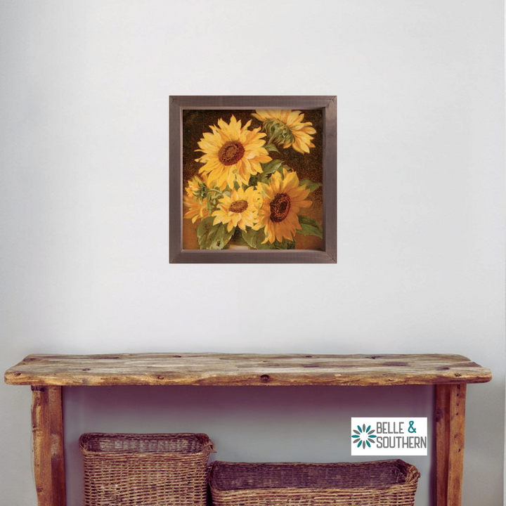 Framed Sunflower Print 