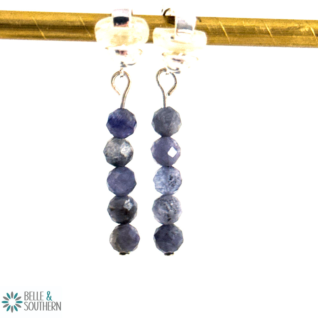 Clip On Me Tanzanite Earrings | Belle & Southern