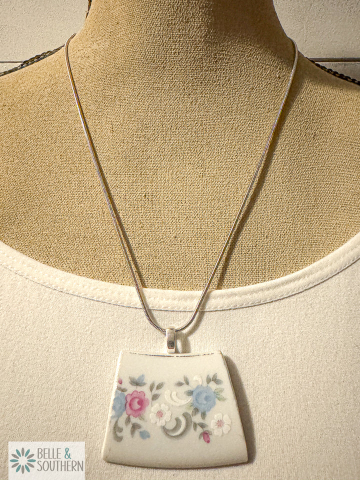 Gentle Meadow Fragment Necklace on Mannequin 