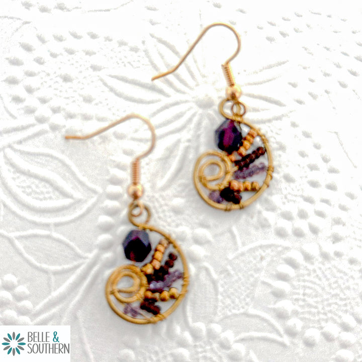 Petite Paisley Drop Earrings | Belle & Southern