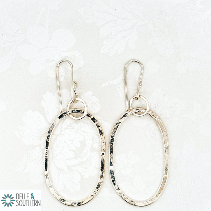 Riverstone Sterling Silver Dangle Earring | Belle & Southern