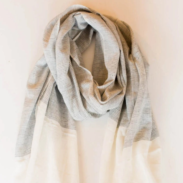 Cotton Striped Scarf Rahab's Rope