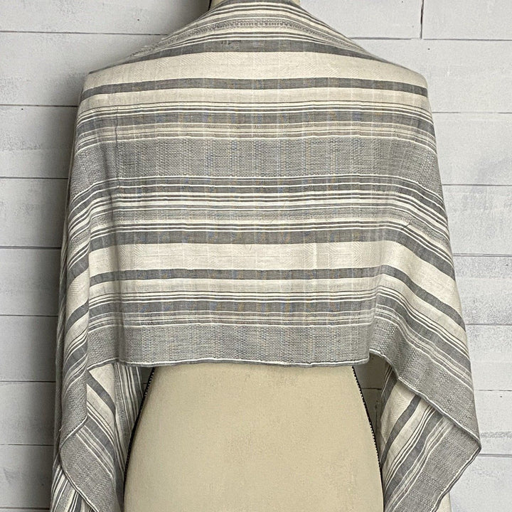 Dobby Stripes Woven Long Scarf | Belle & Southern