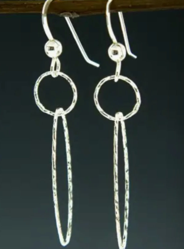 Diamond Cut Sterling Silver Drop Earrings | Belle & Southern